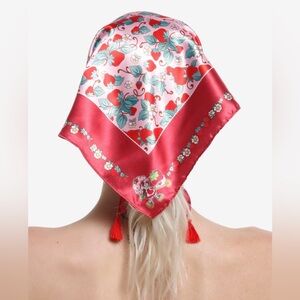 Strawberry Shortcake “Field of Strawberries” Scarf Bandanna- NWT